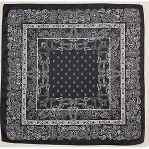 Scarf- Midnight Paisley 26" x 26" Bandana in a box